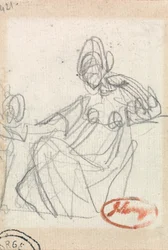 Seated Woman and Child
